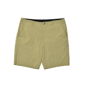 Volcom Men's Khaki Hybrid Shorts Regular Size 40 Stretch Casual Pockets